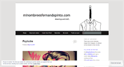 Desktop Screenshot of minombreesfernandopinto.com